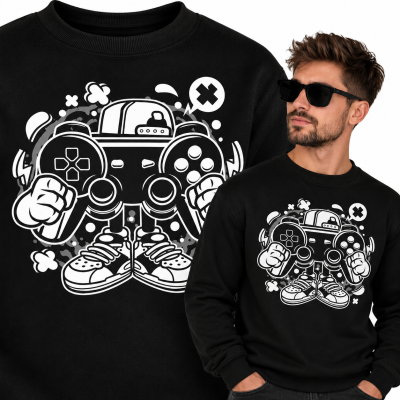 BLUZA  ANIMOWANA STREET GAMER